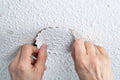 Peel and Stick Popcorn Ceiling Repair Patch