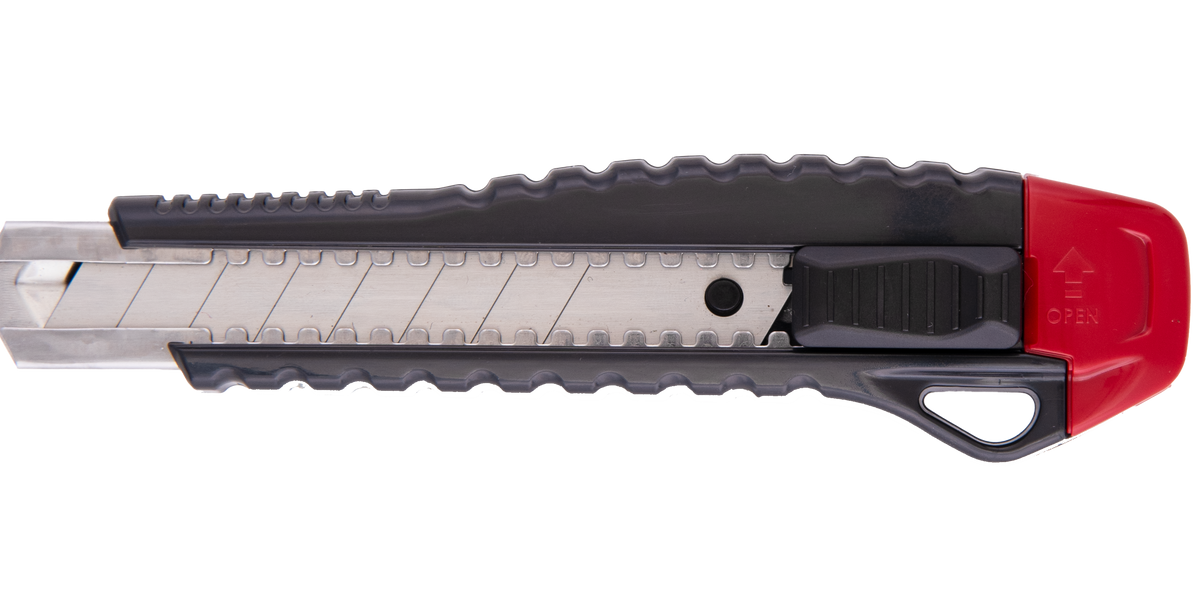 18MM Snap-Off Utility Knife (Auto-Locking) — Hyde Tools 18MM Snap-Off Utility Knife (Auto-Locking) — Hyde Tools