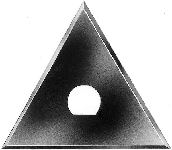 OSCARBIDE Tungsten Carbide Scraper Blades Set - 3 Shapes (Round, Drop, Triangle) For Paint, Glue, Rust Removal