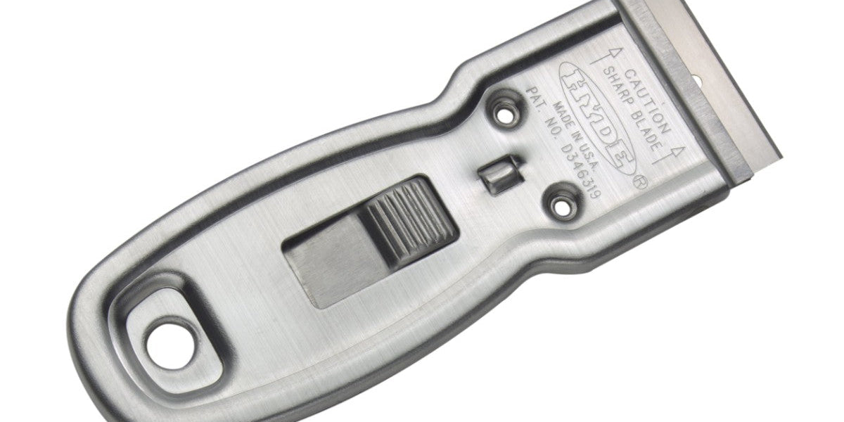 Retractable Blade Heavy Duty Single-edge Razor Scrapers — Hyde Tools
